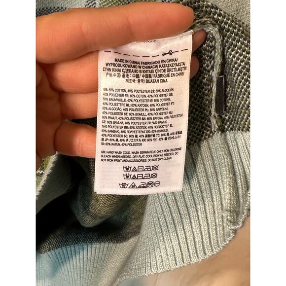 Vans Plaid V-Neck Sweater Vest Size Large - Picture 6 of 6